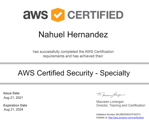 AWS Certified Security - Specialty Training & Exam Prep (SCS-C02 / SCS-C03) certificate sample