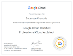 Google Cloud Professional Cloud Architect Training & Exam Prep | Hanux Learning certificate sample