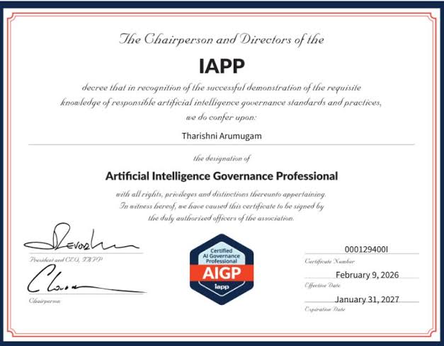 AIGP Certification Training - Artificial Intelligence Governance Professional (IAPP) certificate sample