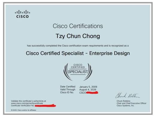 CCDE Certification Training - Cisco Certified Design Expert (400-007 + Practical) Certificate