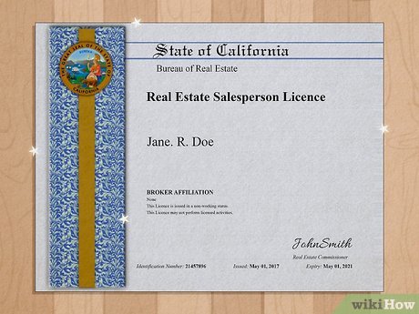 California Real Estate Salesperson License - Exam Prep & Course Guide Certificate