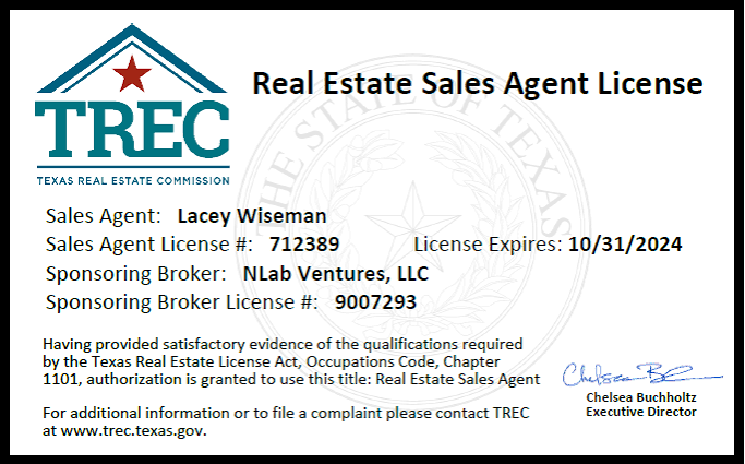 Texas Real Estate Sales Agent License - Exam Prep & Course Guide Certificate